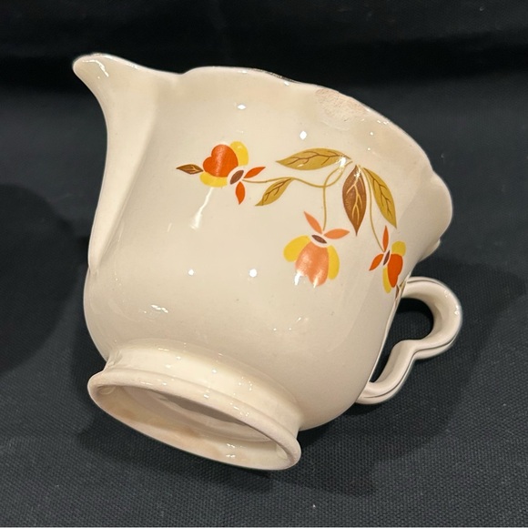 Vintage Hall Superior China Jewel Tea Autumn Leaf Sugar and Creamer Pitcher Set - Picture 3 of 4